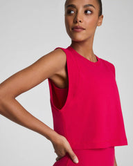 SPANX® BoostUp Cropped Tank | Fuchsia