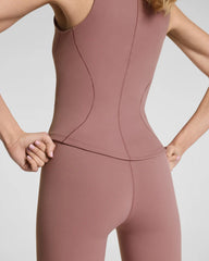 SPANX® PowerPlay High Neck Shelf Tank | Rosa