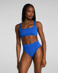 SPANXshape® Swim Scoop Neck Bikini Top | Current