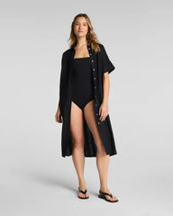 SPANX® Beach Midi Dress | Very Black