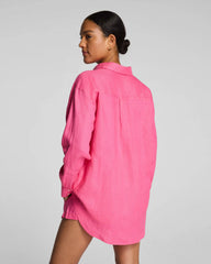 SPANX® Beach Button Down | Hibiscus