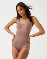 SPANXshape® Invisible Tank Brief Bodysuit | Cafe Au Lait